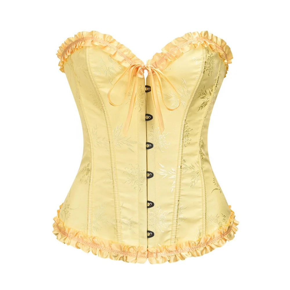 Pink Lace Overbust Corset | ApexFit