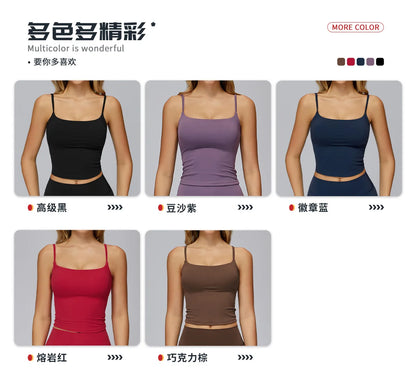 ApexFit Women’s Cross Back Sports Tank Top | Breathable Gym, Running & Yoga Workout Vest