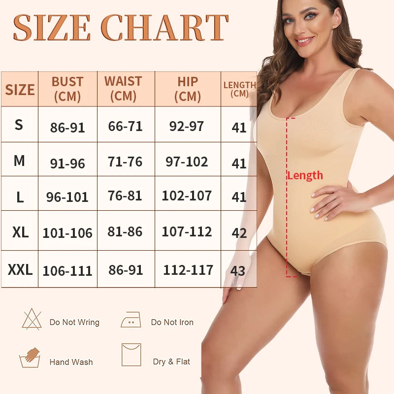 P lus Size Seamless Shapewear Bodysuit | ApexFit