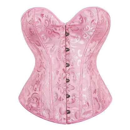 Pink Lace Overbust Corset | ApexFit