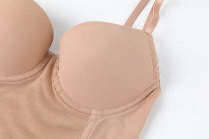 ApexFit SteelBone™ Full Body Shaper — Thong Bodysuit with Tummy Control & Back Support