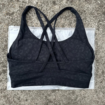 ApexFit Women’s Cross Back Sports Bra with Removable Pads | High Support Gym, Running & Yoga Top