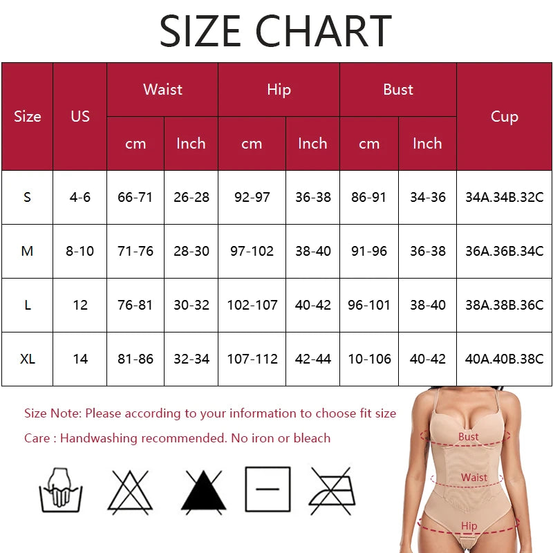 ApexFit SteelBone™ Full Body Shaper — Thong Bodysuit with Tummy Control & Back Support