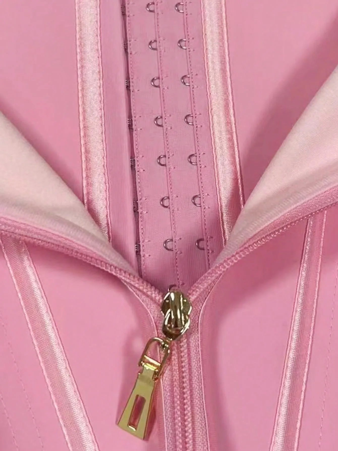 ApexFit LatexFlex™ Waist Trainer Corset — Zipper & Hook Slimming Girdle