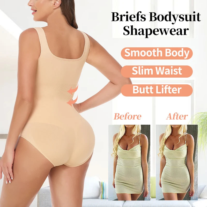 P lus Size Seamless Shapewear Bodysuit | ApexFit