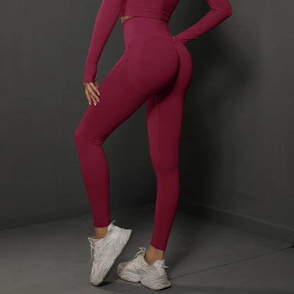 ApexFit Women’s Seamless High Waisted Gym Leggings | Stretchy Yoga & Fitness Workout Pants