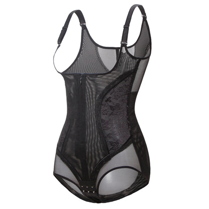 CurvEnhance Plus Size Zip Bodysuit
