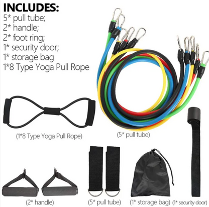 Apex Flex™ 11-Piece Resistance Band Set