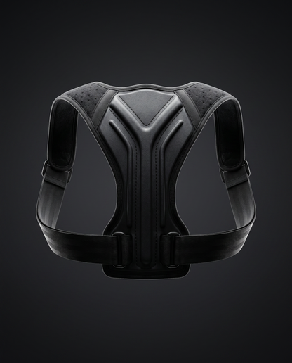 Apex Align Posture Corrector - premium product showcase, floating on dark background
